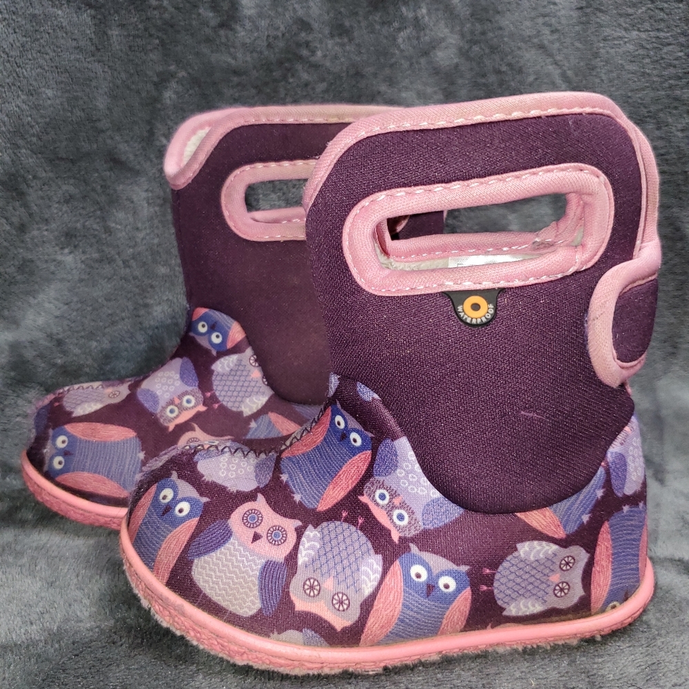 TODDLER BABY OWL BOGS SIZE 6